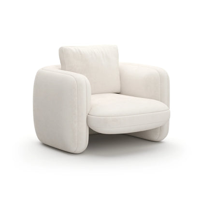 Overlap Chair Ecru