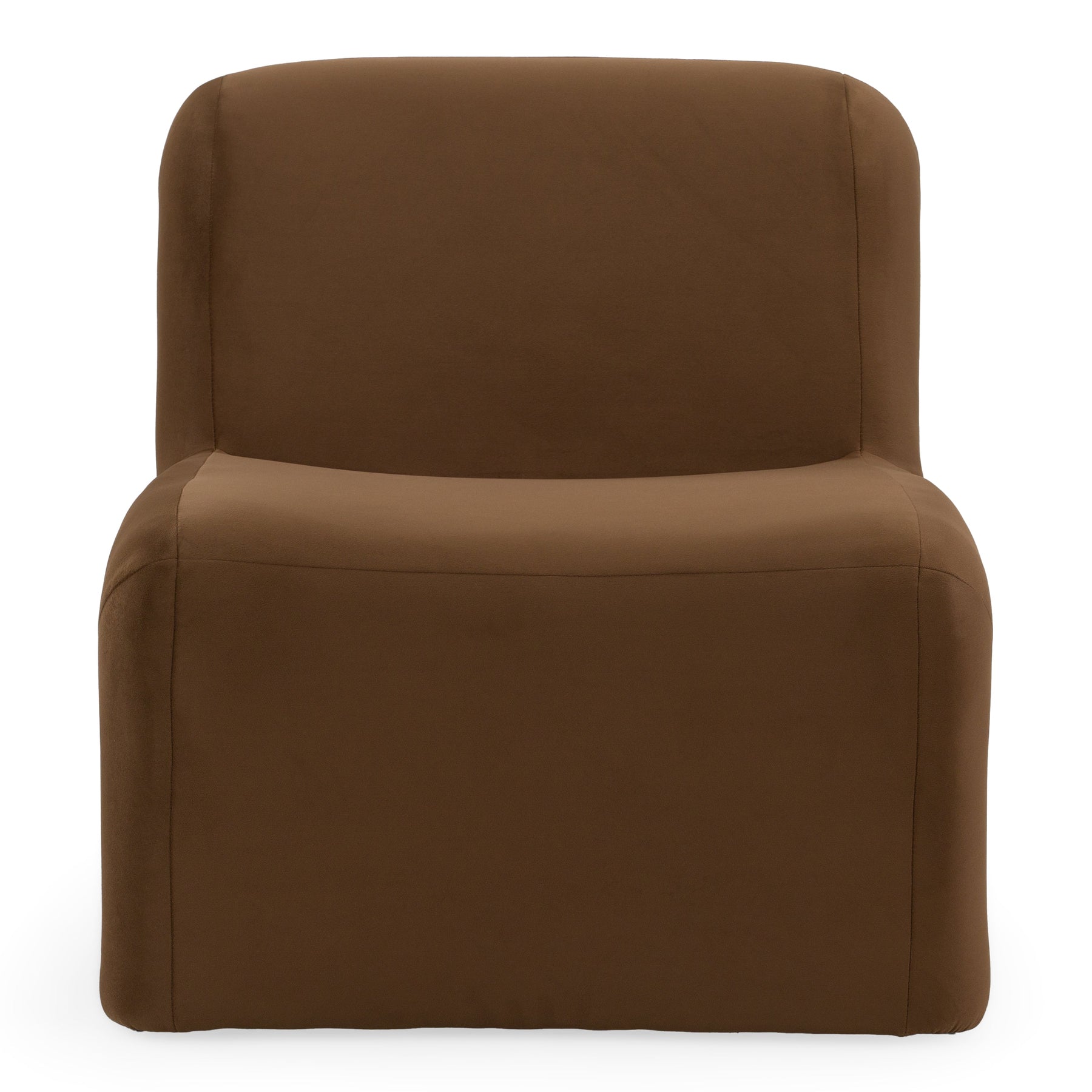 Bondi - Modern Brown Velvet Accent Chair