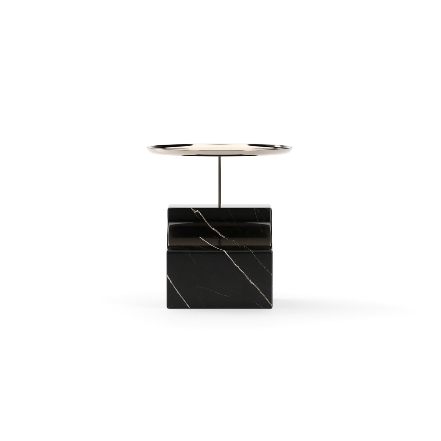 Overlap Sectional Accent Table Dark