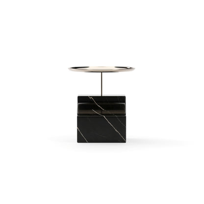 Overlap Sectional Accent Table Dark