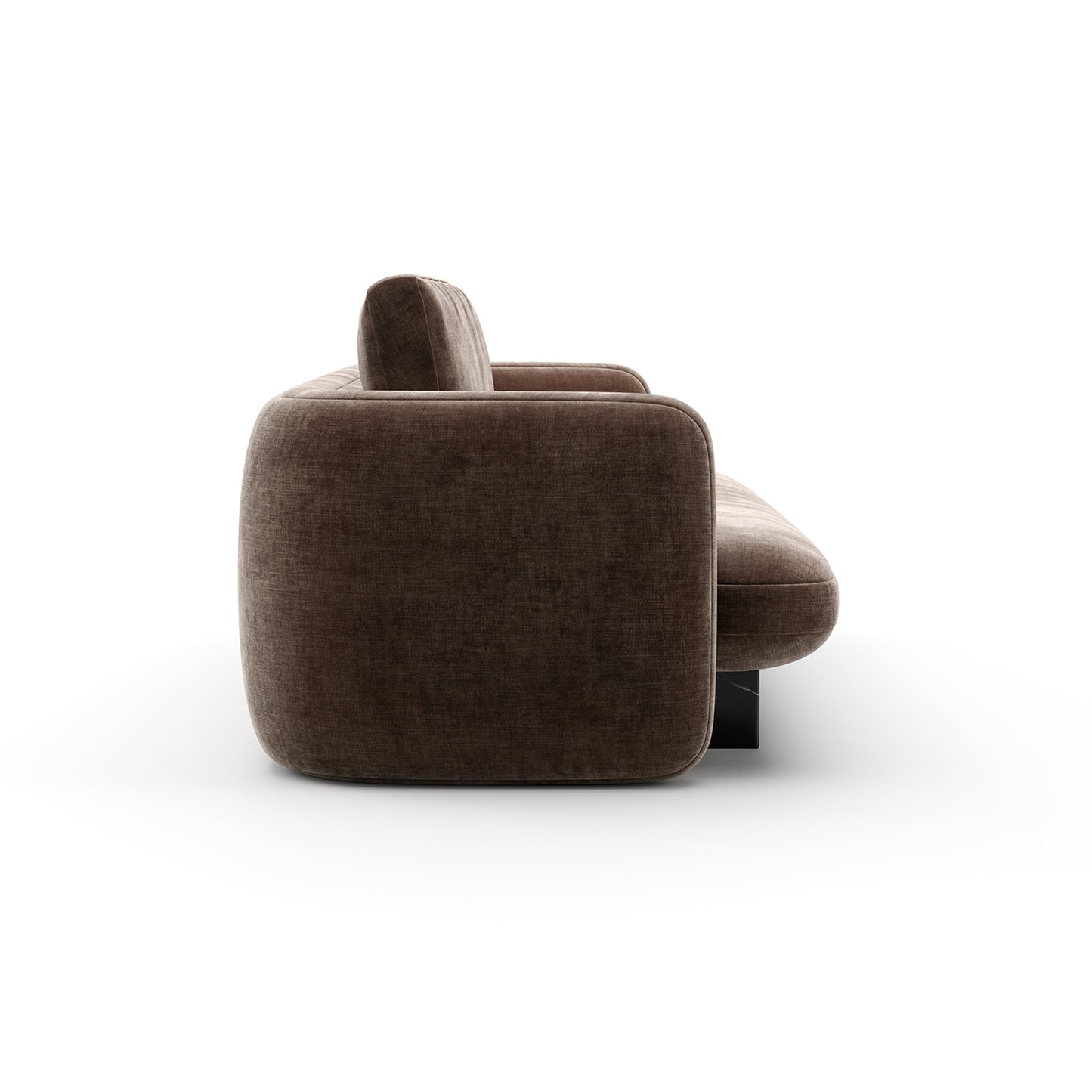 Overlap Sofa Dark Taupe