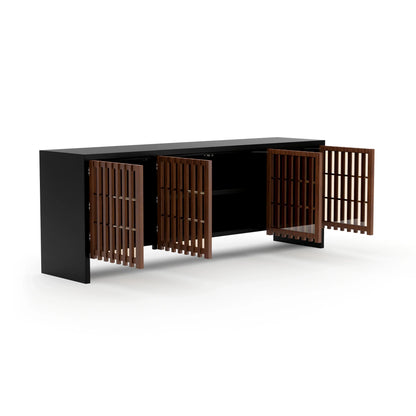 Pinstripe Dark Sideboard