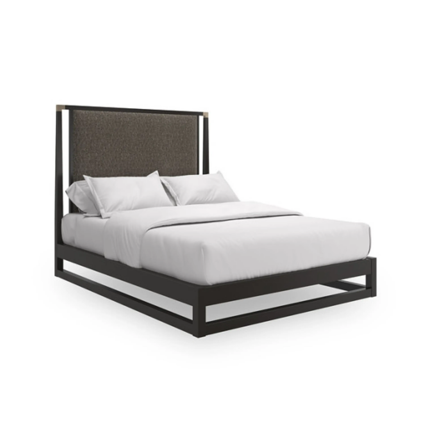 Pinstripe Kg Bed Dark Sr