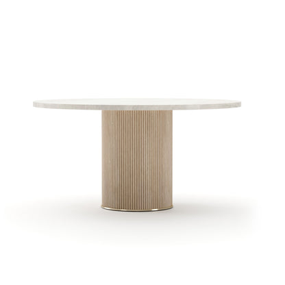 Rhythm  58" Rnd Stone Top Dining Tbl