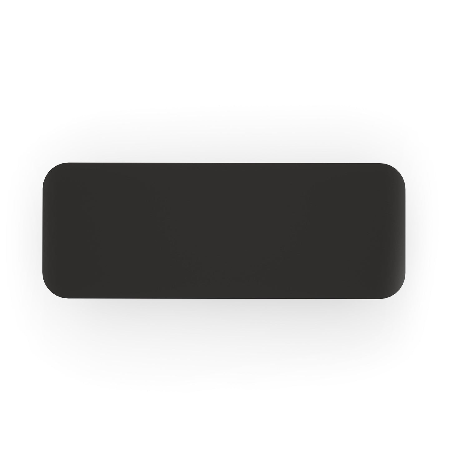 Overlap Rectangle Dining Table Dark
