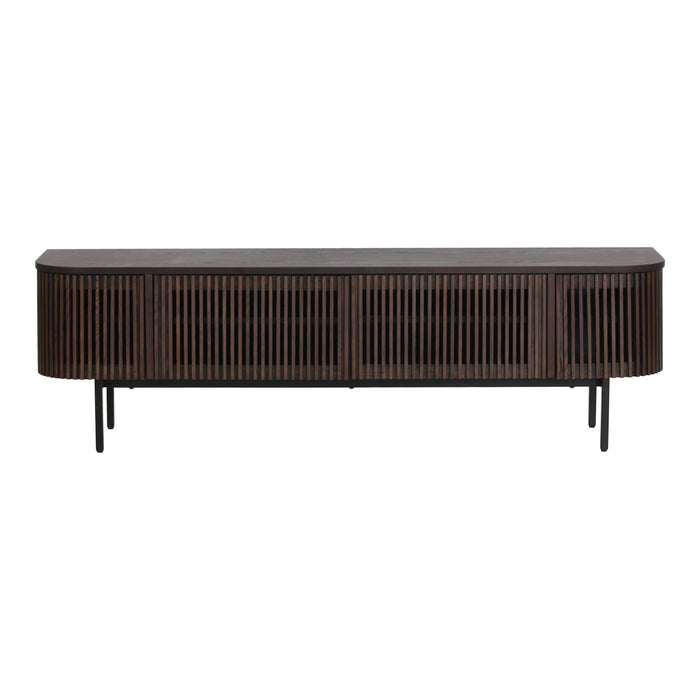 Clifton - Modern Smoked Ash Tall TV Stand