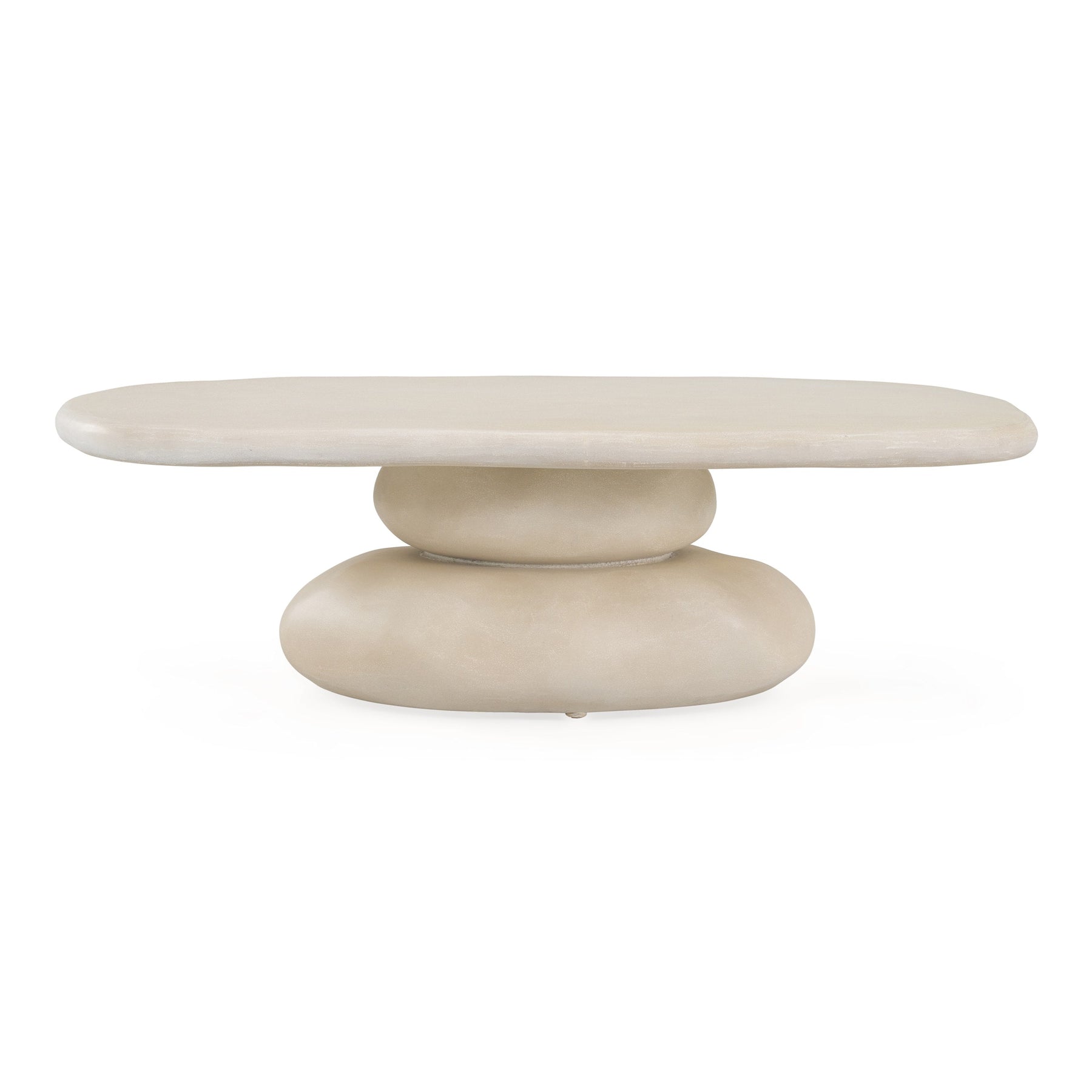 Coates - Modern Beige Fiberform Coffee Table