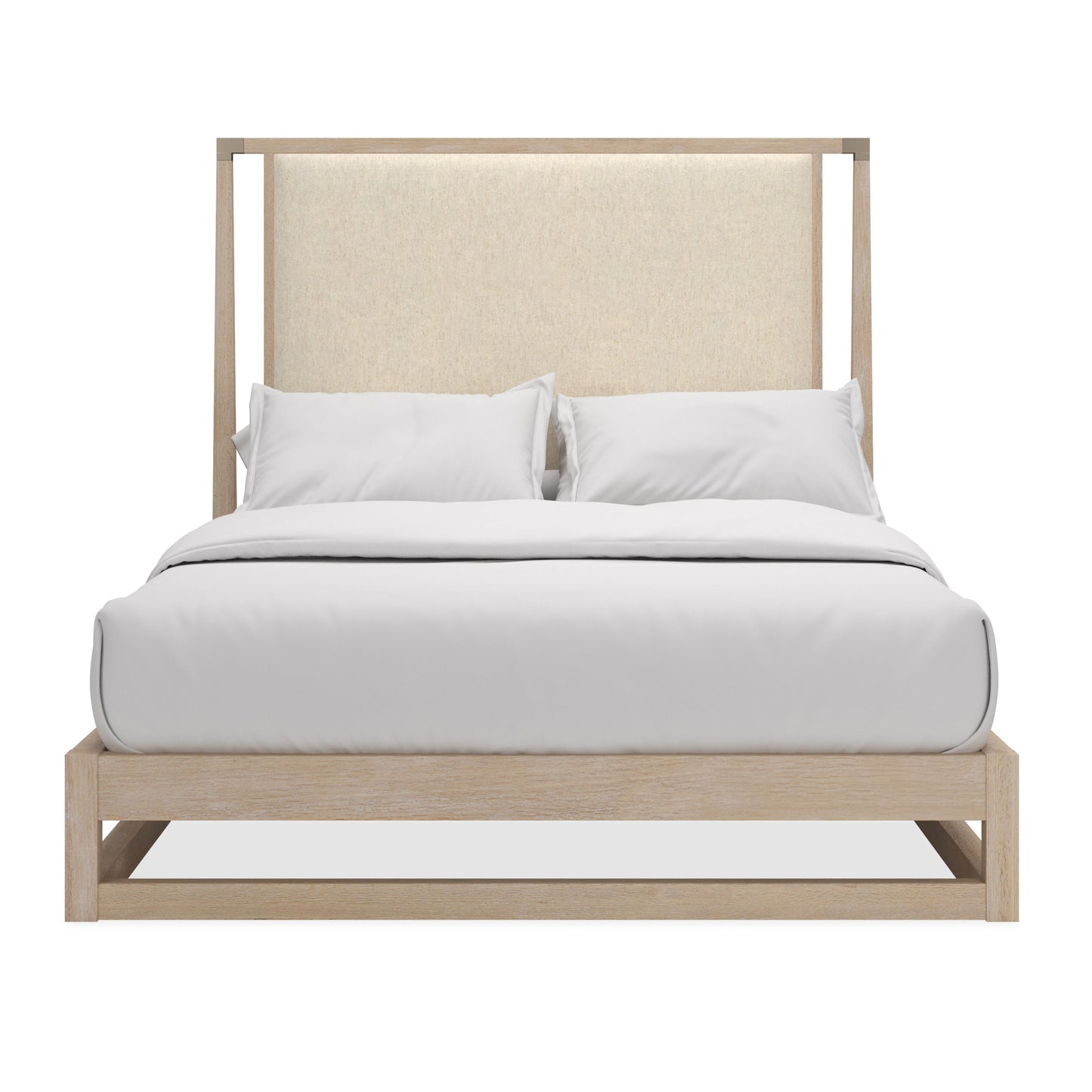 Pinstripe Uph Light Bed - Qn