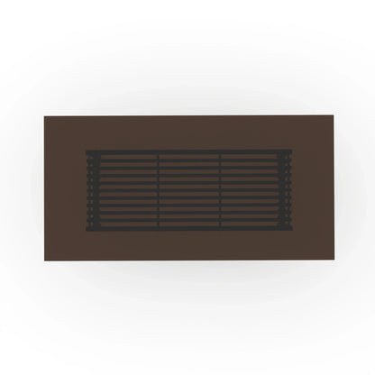 Pinstripe Dark Slatted Dining Table