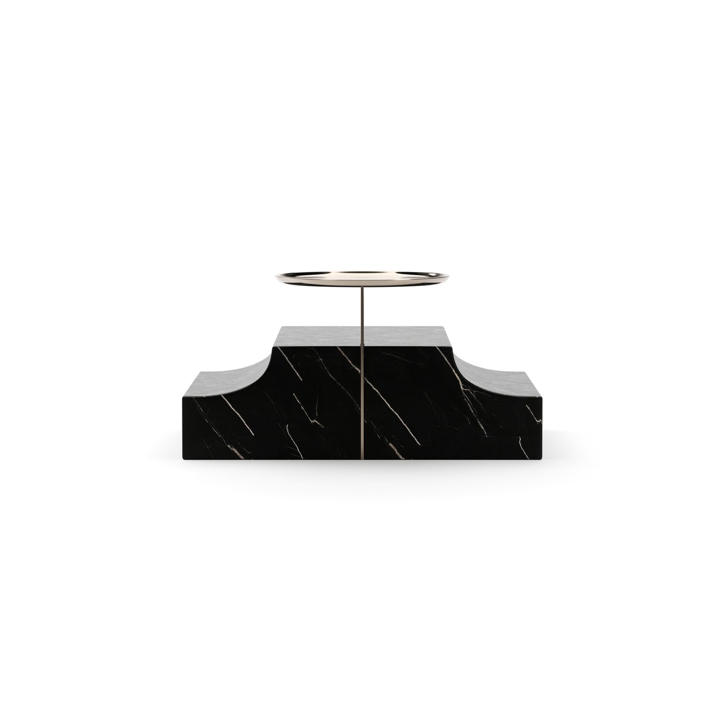 Overlap Rectangle Wedge Base Dark