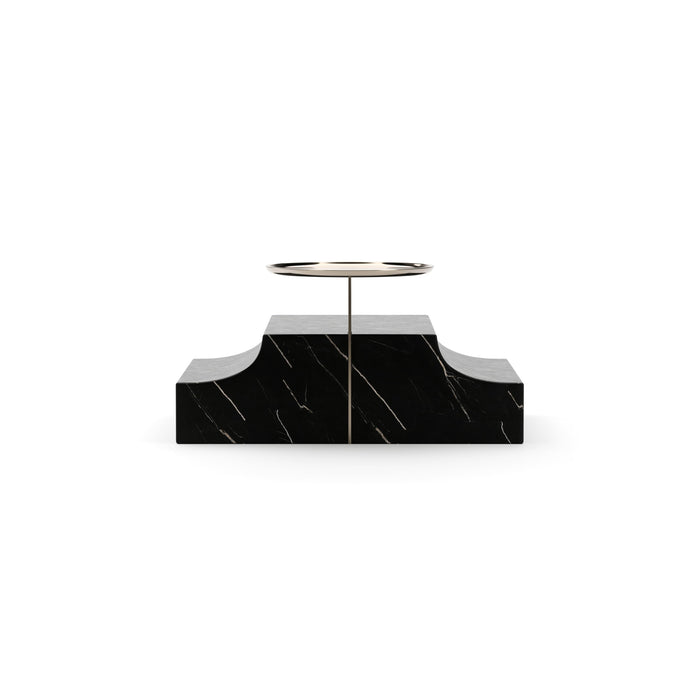 Overlap Rectangle Wedge Base Dark