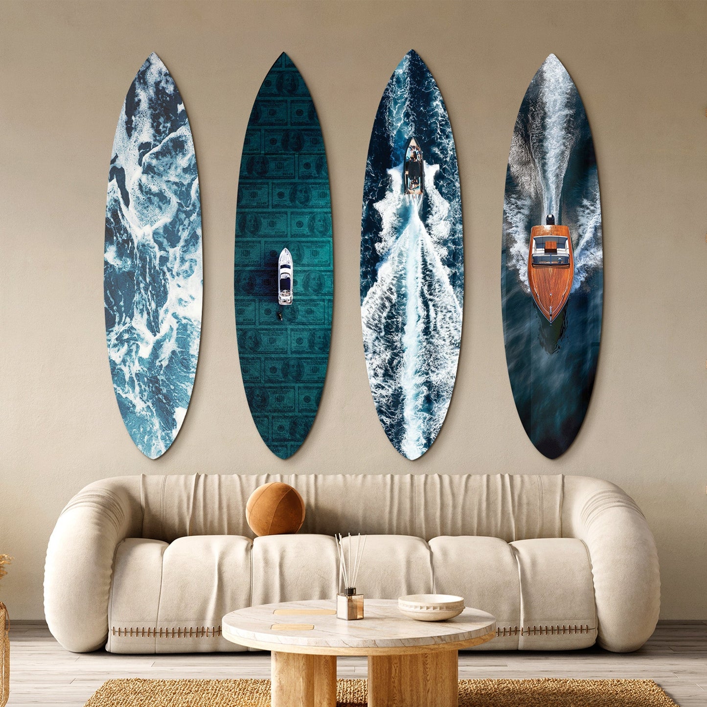 Deep End Dynasty | Surfboard Gallery Wall
