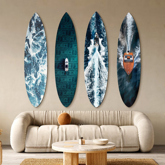 Deep End Dynasty | Surfboard Gallery Wall