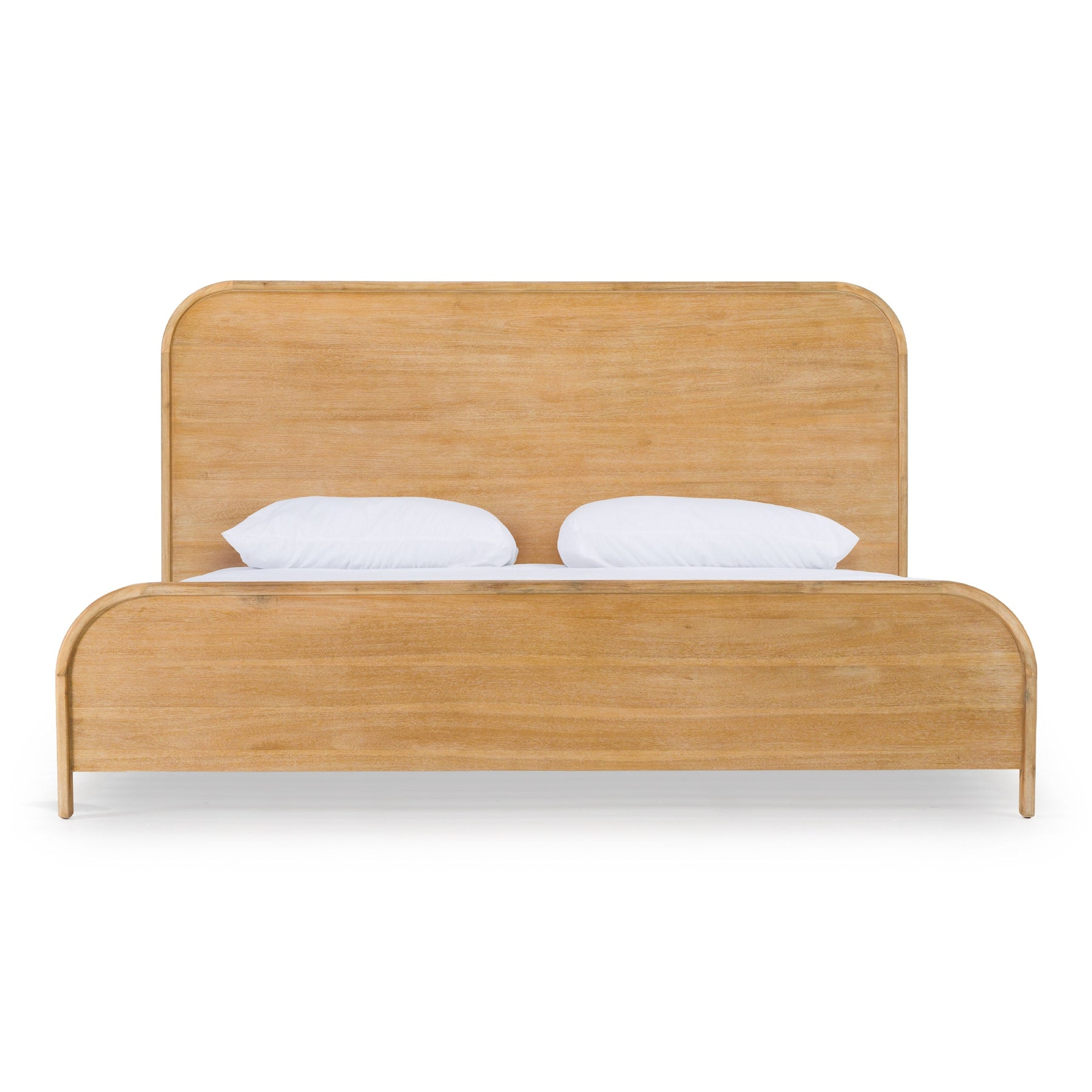 Dresden - Modern Natural Acacia Bed