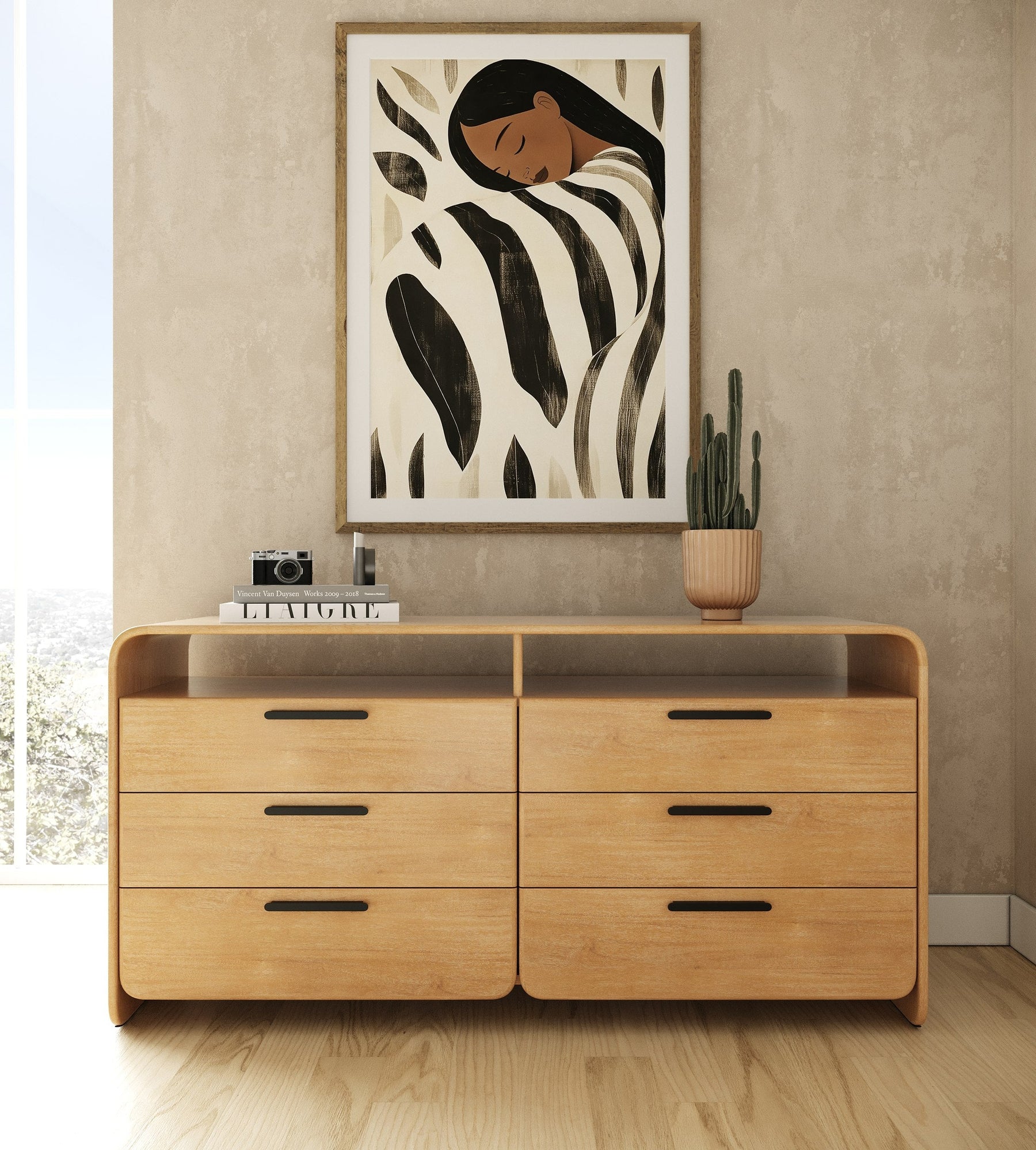 Dresden - Modern Natural Acacia Dresser