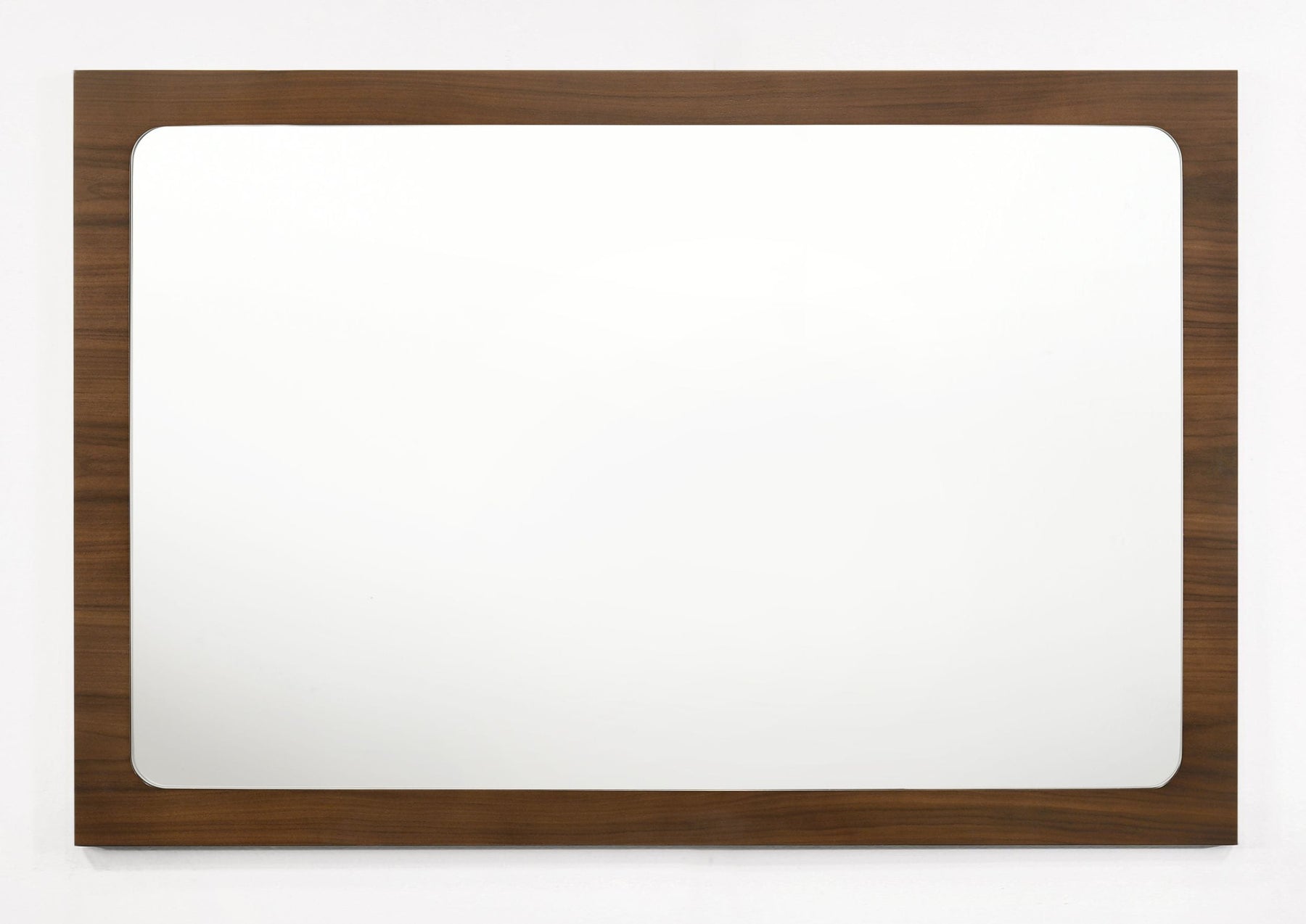 Dustin - Modern Walnut Mirror