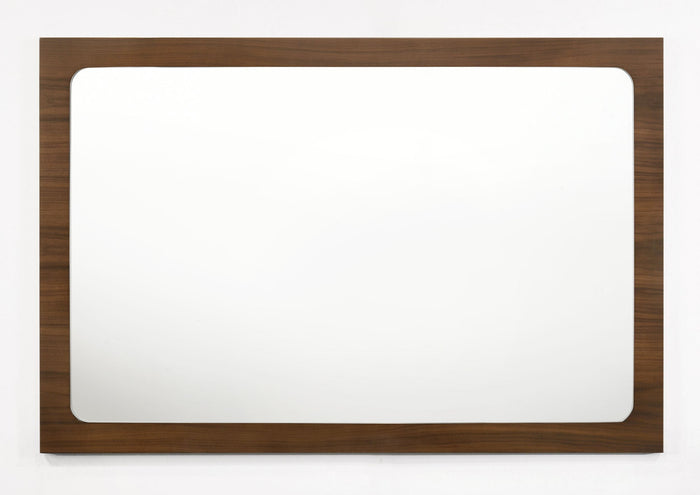 Dustin - Modern Walnut Mirror