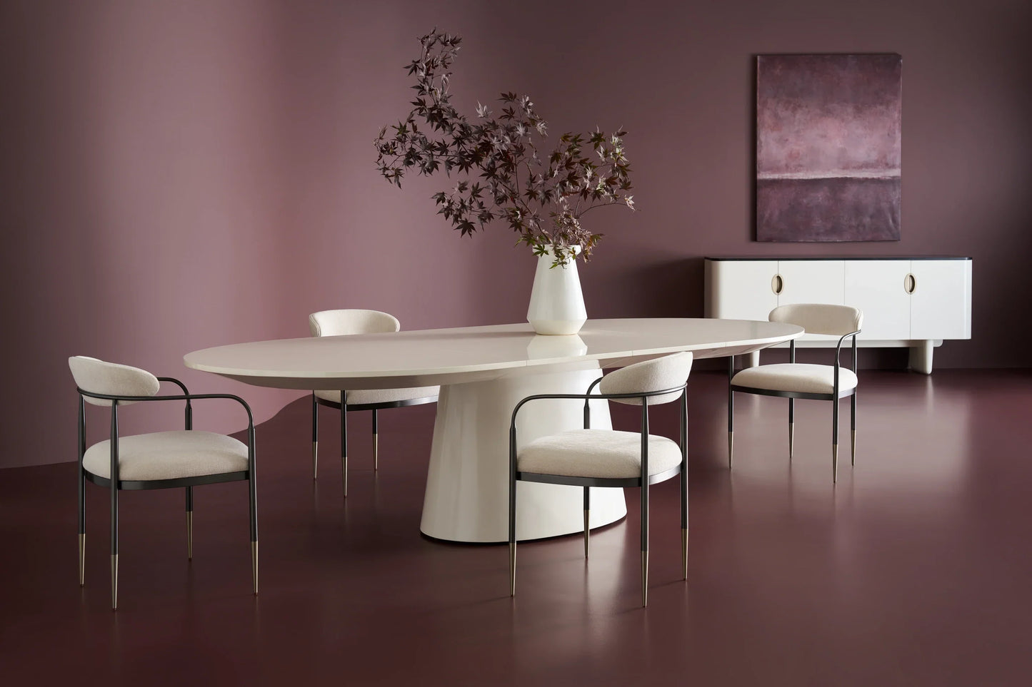 Paragon Dining Table - Blanc