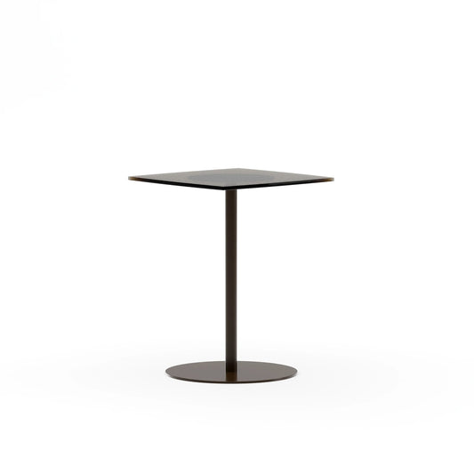 Resurface Bronze Glass Ped Side Table