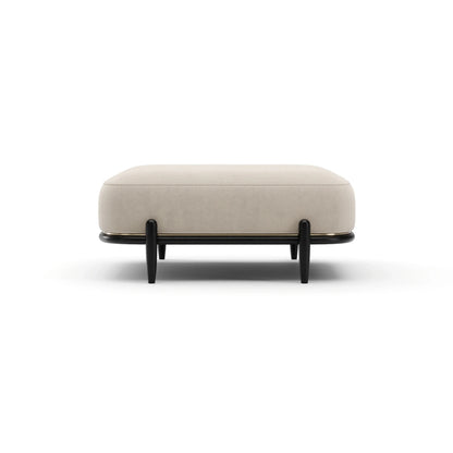 Madera Ottoman - Oatmeal