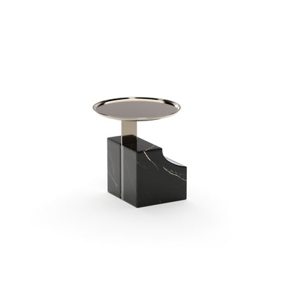 Overlap Sectional Accent Table Dark