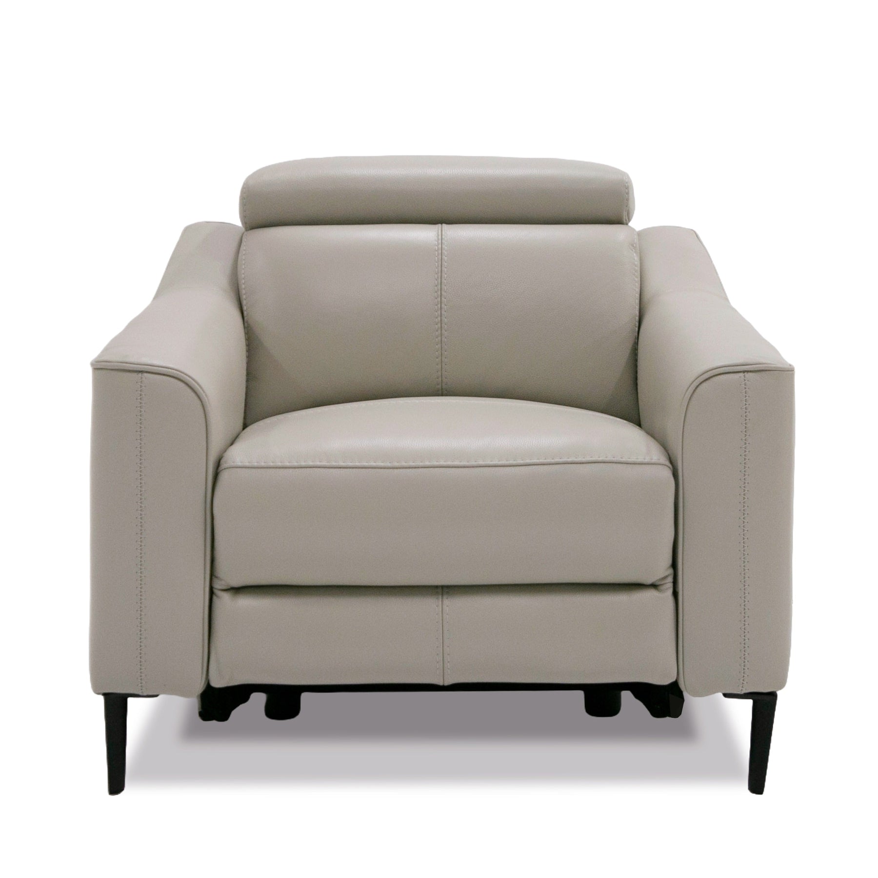 Eden - Modern Grey Leather Armchair