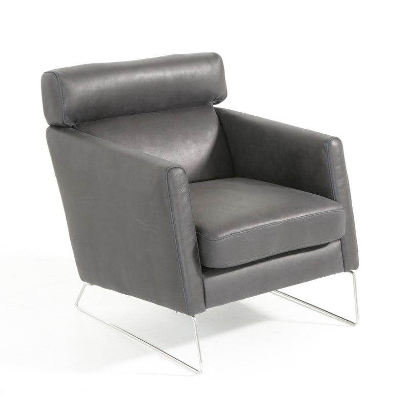 Emory - Modern Black Leather Chair