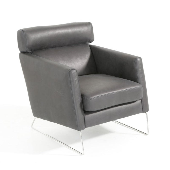 Emory - Modern Black Leather Chair