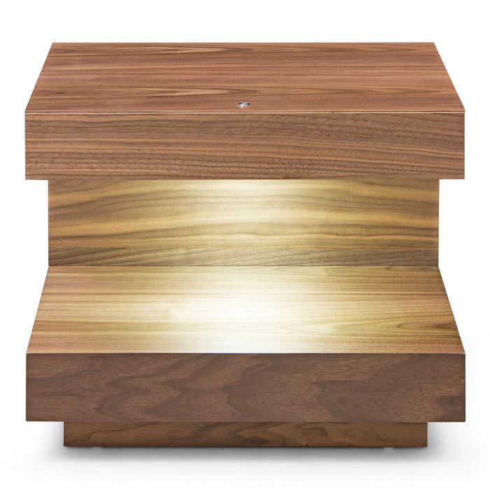 Esso - Contemporary Walnut Nightstand