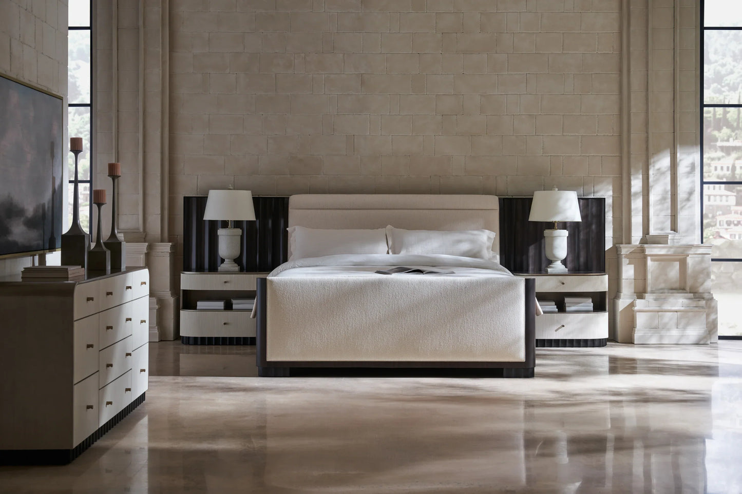 Slow Wave Qn/Kg Bed Wing Panels