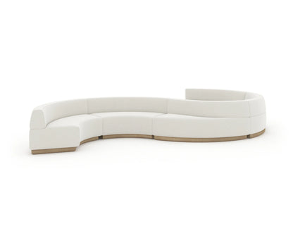 Crescent Armless Loveseat
