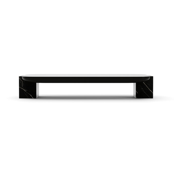 Overlap Rec Cocktail Table Dark