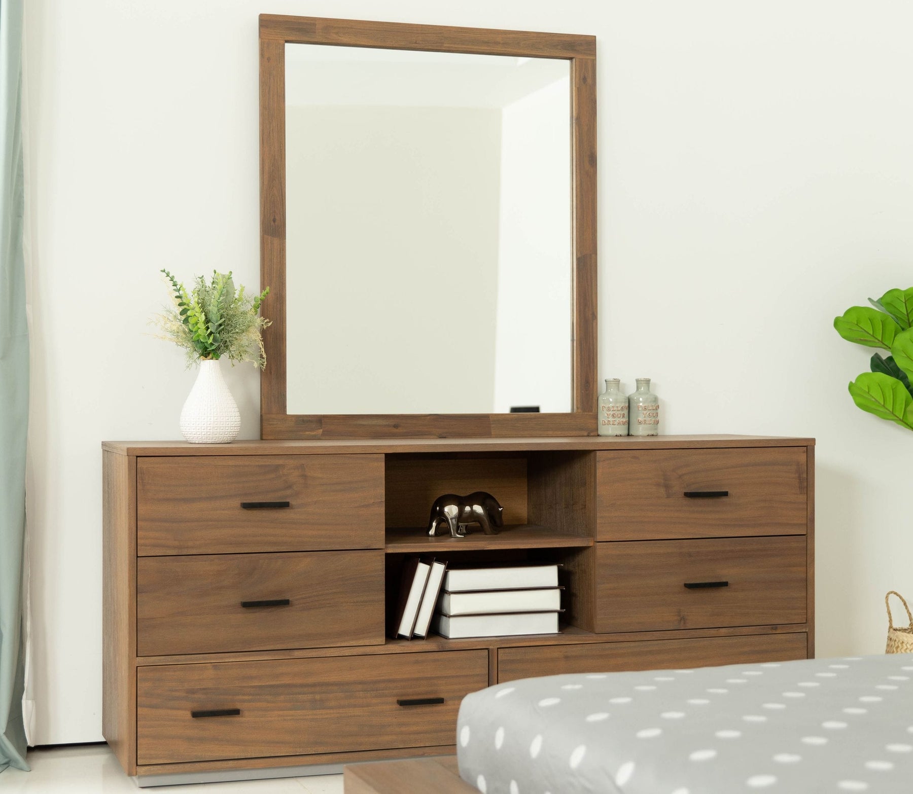 Fantasia - Contemporary Walnut Dresser