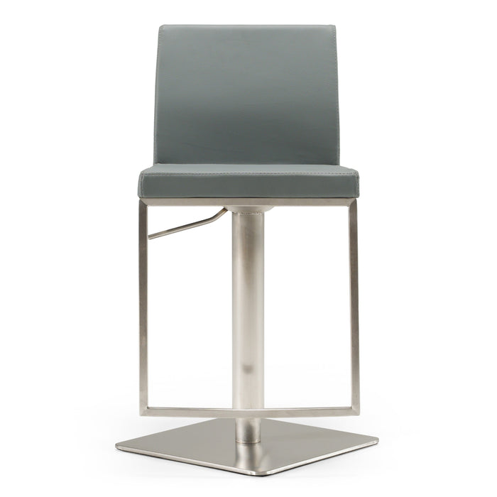 Folsum - Modern Grey Adjustable Bar Stool