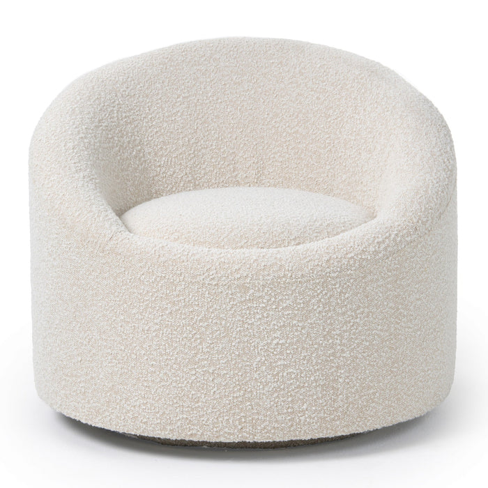Frontier - Glam Beige Fabric Accent Chair