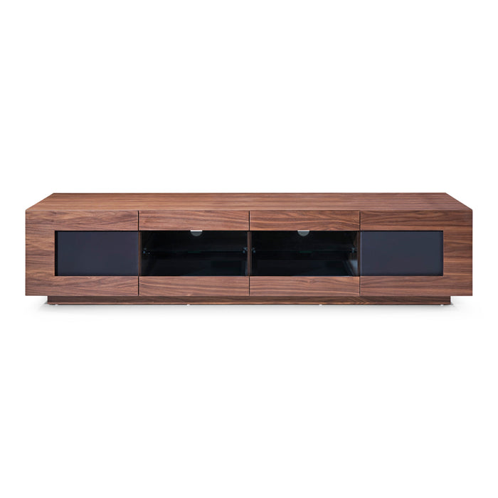 Frost Modern Small Walnut TV Stand