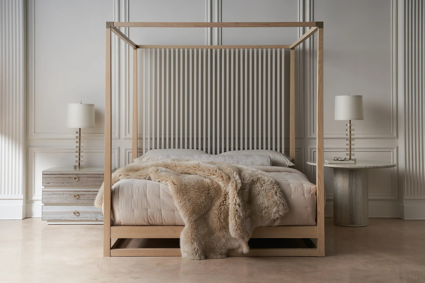 Pinstripe Light Bed - King