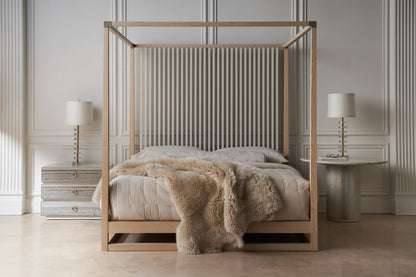 Pinstripe Light Bed - Queen