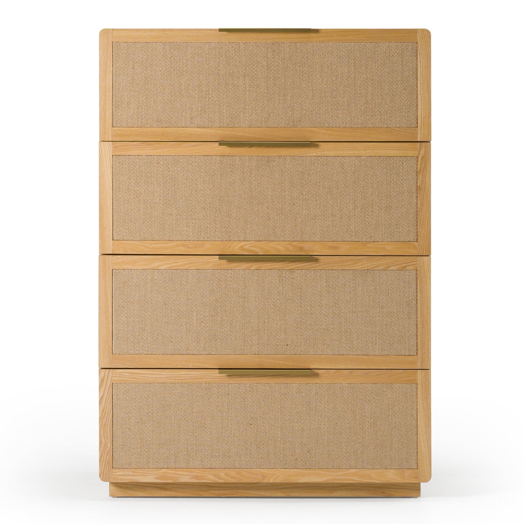 Gavin - Modern Natural Ash + Rattan Chest