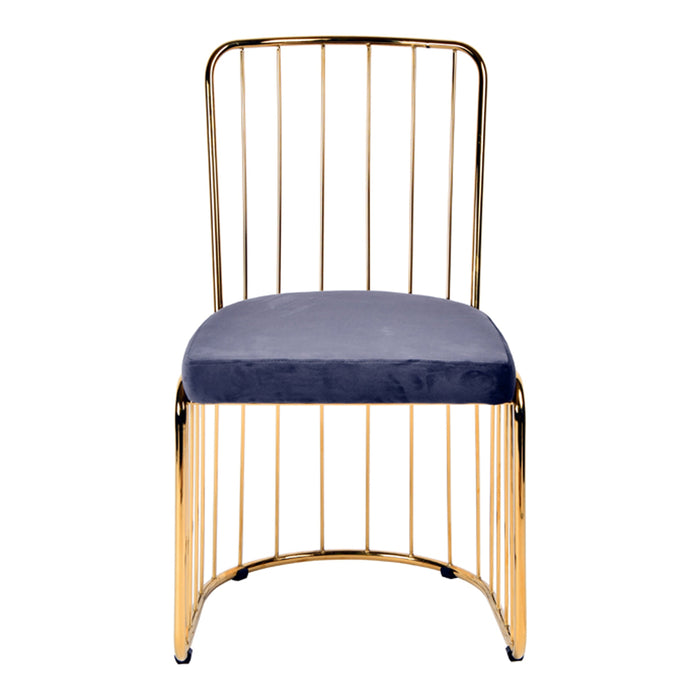 Holly Modern Grey Fabric Dining Chair (Set of 2)