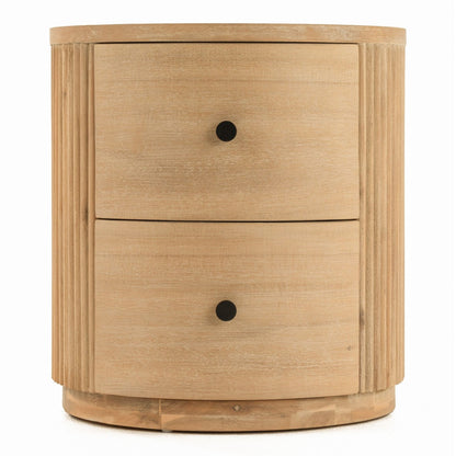 Jacobson - Modern Natural Acacia Nightstand