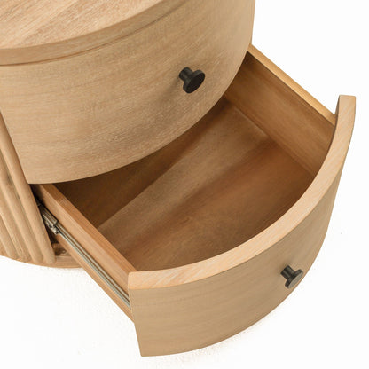 Jacobson - Modern Natural Acacia Nightstand
