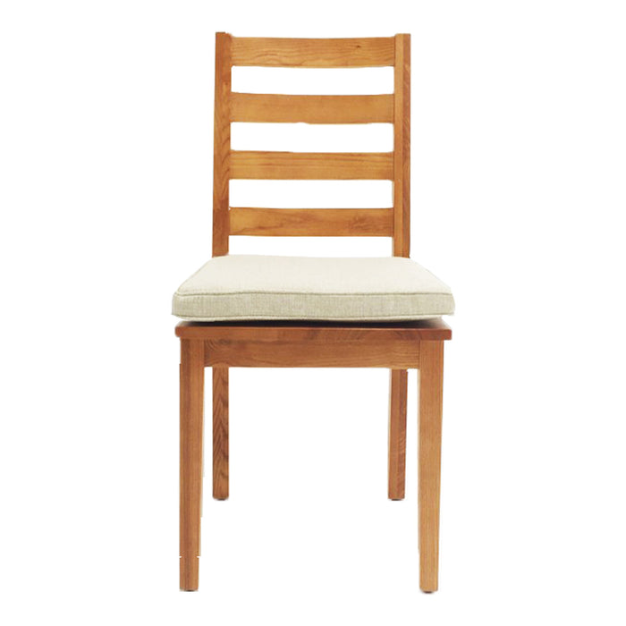 Lance Modern Ash Wood Dining Chair w/ Cushion (Set of 2)