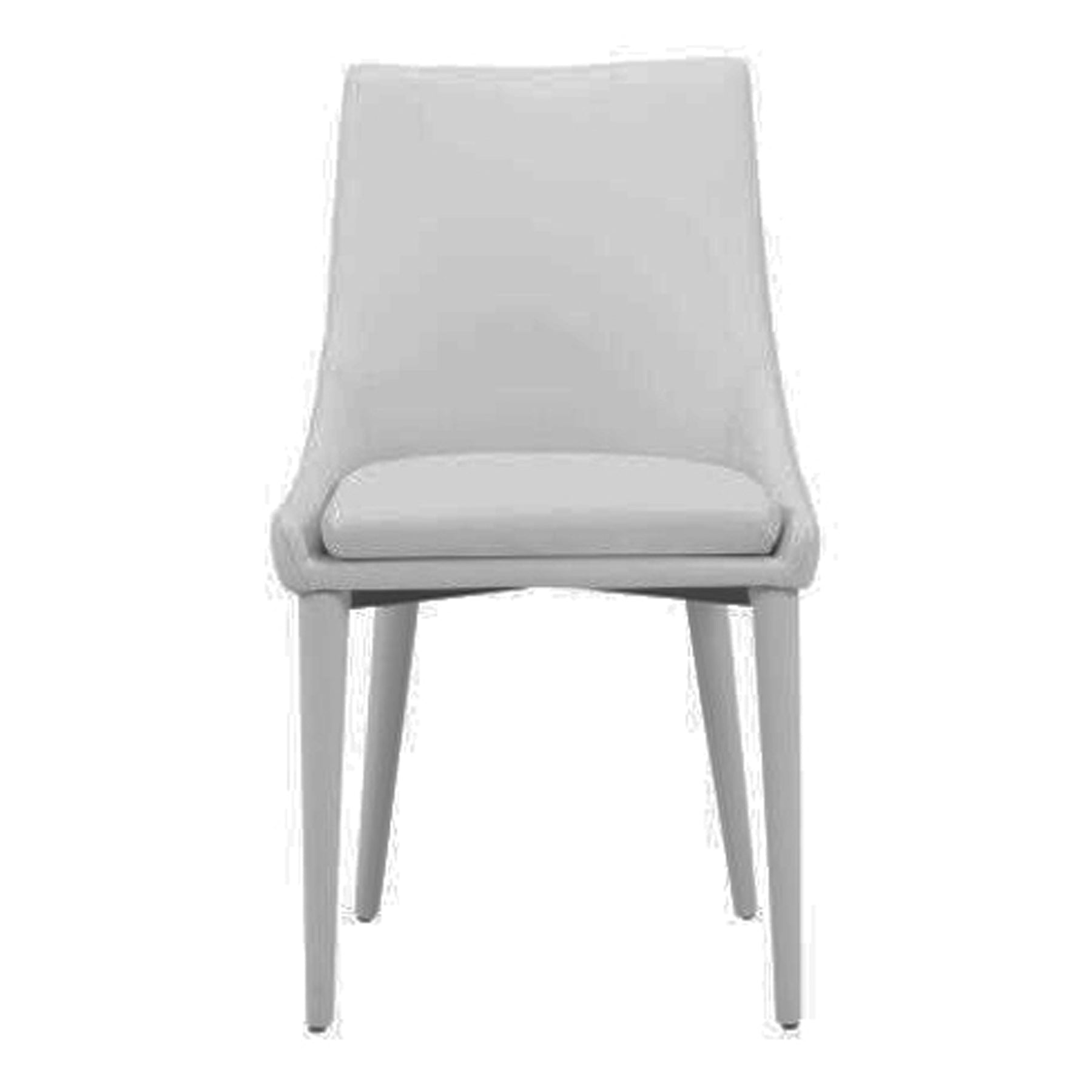 Lane Modern White Leatherette Dining Chair