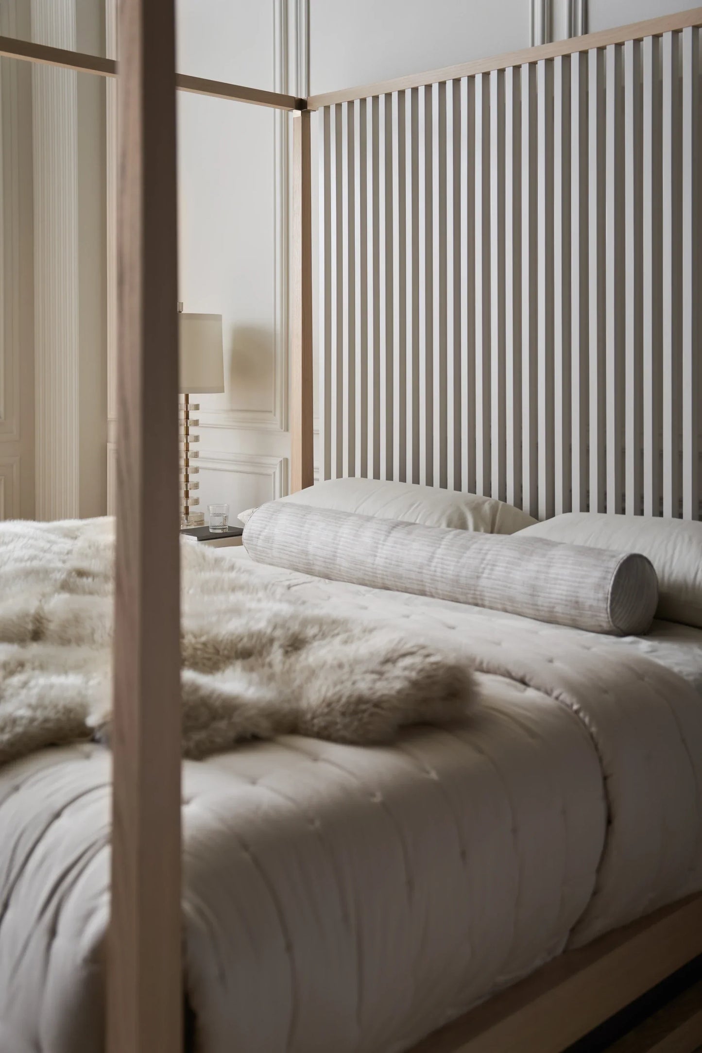 Pinstripe Light Bed - King