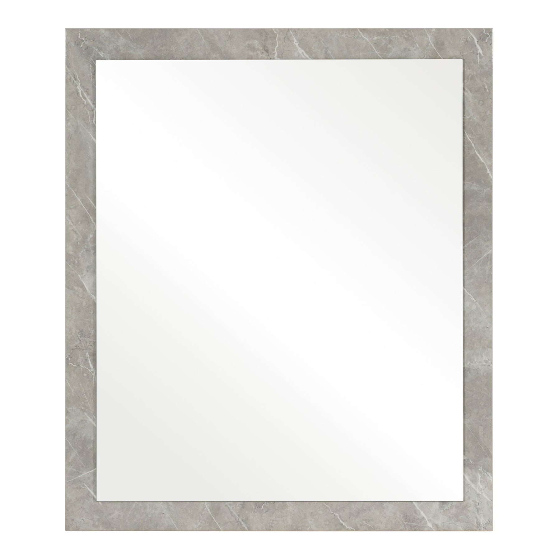 Marbella - Italian Modern Grey Marble Mirror