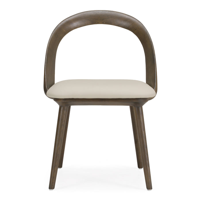 Mason - Mid-Century Modern Beige & Grey Ash Dining Chair (Set of 2)