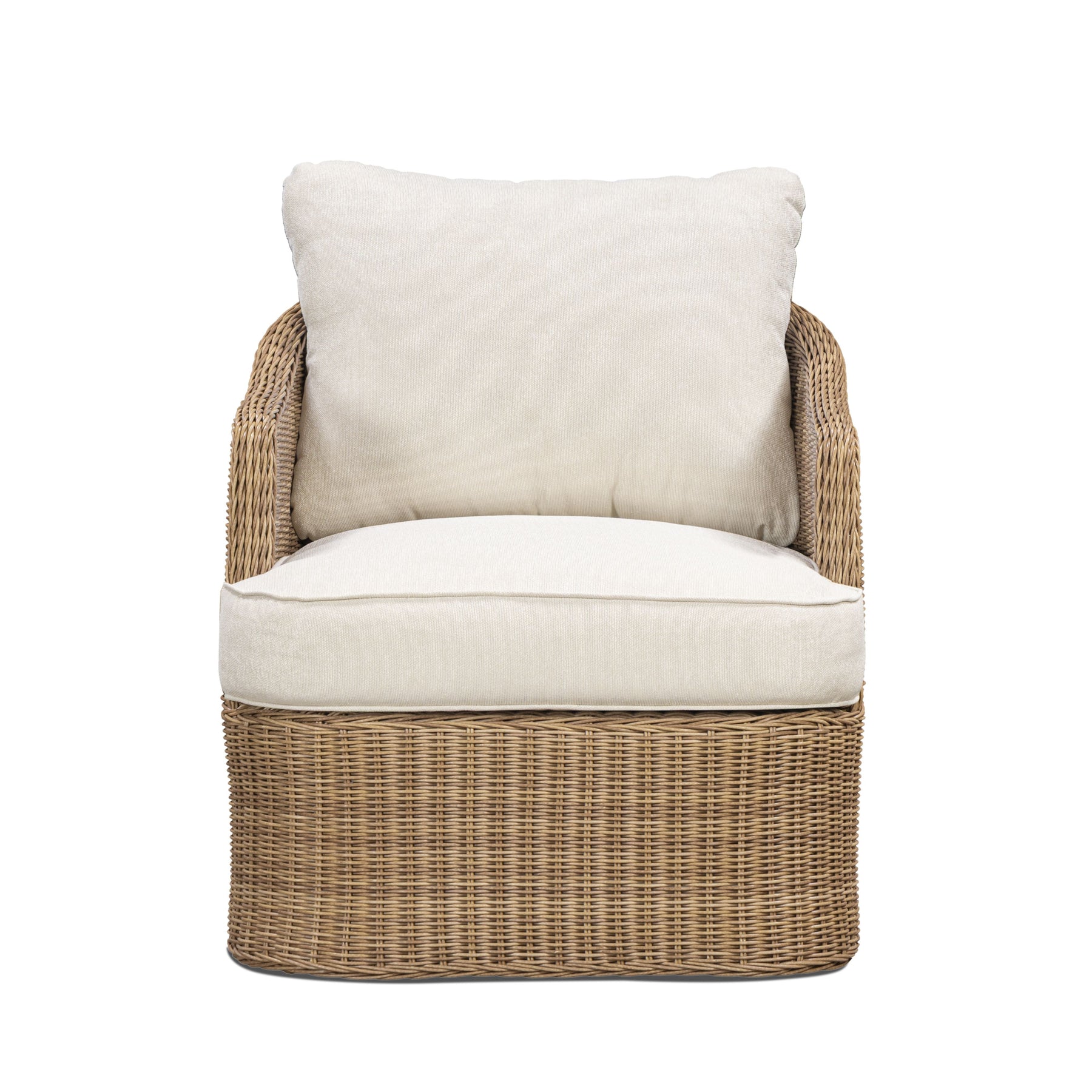 Axel Cream Boucle Outdoor Accent Chair