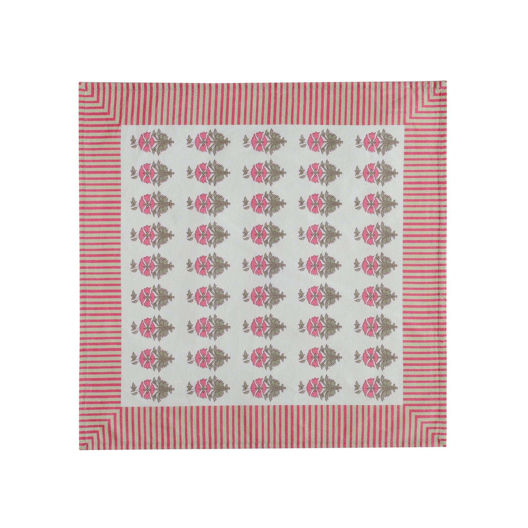 Crissy Cotton Canvas Printed Napkins - Set of 4