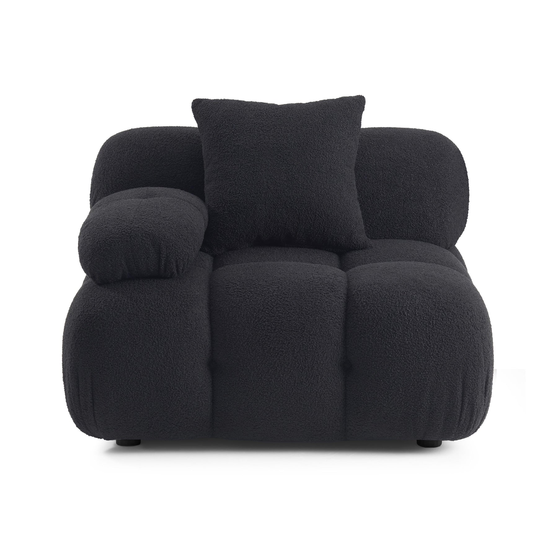 Calliope Performance Vegan Shearling Modular Corner Chair